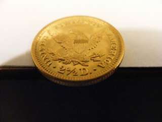 1904 LIBERTY HEAD GOLD QUARTER EAGLE COIN 2 1/2 DOLLAR  