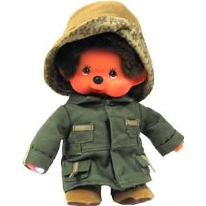  Monchhichi Clothes Collection 8 Dark Green Overcoat 