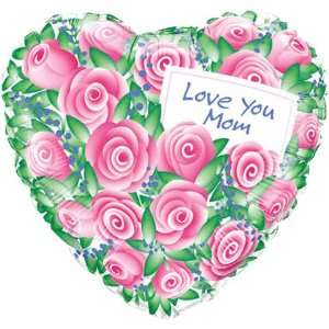  18 Love You Mom Pink Roses Toys & Games