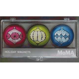  MOMA   Glittering Ornaments Domed Magnet Set
