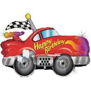    Birthday Balloons 34 Happy Birthday Car Holograph: Toys & Games