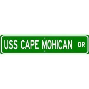  USS CAPE MOHICAN AKR 5065 Street Sign   Navy Ship Gift 