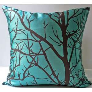  Decorative Modern Cyan Blue Throw Pillow Cover