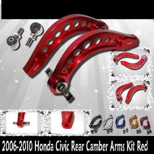  2006 2010 Honda Civic Rear Camber Arms Kit Fg Fa RED 