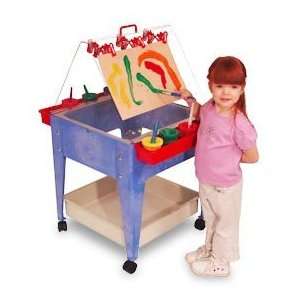  Youth Paint & Dry Mobile Easel w/ Casters: Toys & Games
