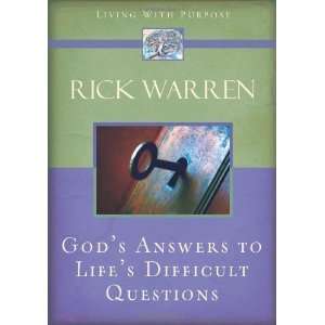   Questions (Living with Purpose) [Hardcover]: Rick Warren: Books
