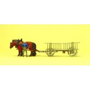  Preiser 30416 Horse Drawn Rack Wagon Toys & Games