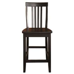  School House Counter Stool with 24 Inch Seat Height by 