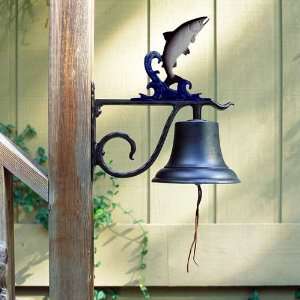   with 8 Bell Large Bell with Trout, Color Patio, Lawn & Garden