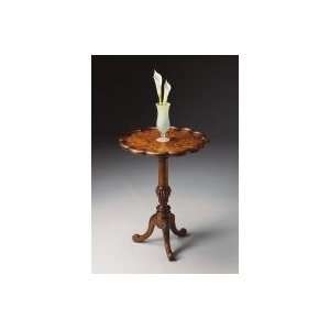 Pedestal Table with Pie Crust Frame by Butler  Kitchen 