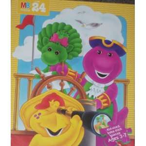  Barney 24 Piece Puzzle by Milton Bradley: Toys & Games