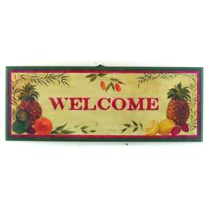  Multi Pineapple Welcome Sign