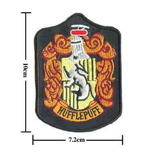  3pc Harry Potter crestIron HUFFLEPUFF EMBROIDERED Badge (B 