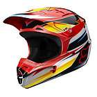   Racing V1 Race Red/Yellow Helmet MX/ATV/Mtn Bike/Motocross​/Off road