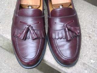 MASSIMO EMPORIO Used Burgundy Leather Dress Loafers 10  