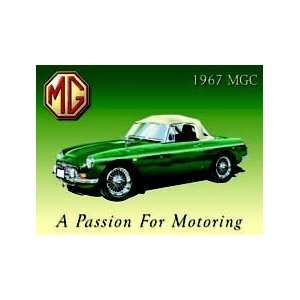  MG   1967 MGC   A Passion for Motoring   Large Metal Wall 