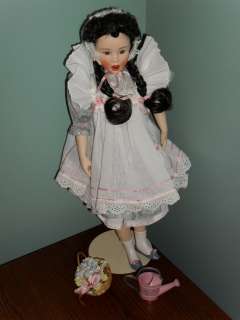 Franklin Mint MARY MARY Quite Contrary PORCELAIN DOLL  