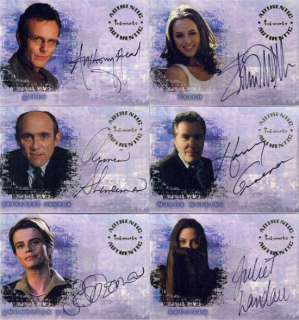 Buffy Reflections Auto Autograph Complete Card Set  