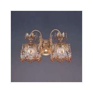   Melrose Collection Wall Sconce Silver Leaf Murano Crystal GLASS Home