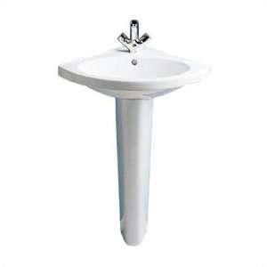  Porcher 24321 00.001 Carene Pedestal Bathroom Sink in 