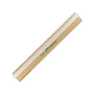   inch combination ruler and magnifier, includes both inch and metric
