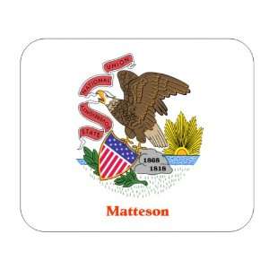  US State Flag   Matteson, Illinois (IL) Mouse Pad 
