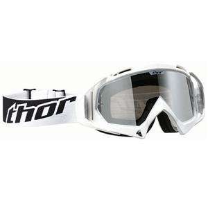  Thor Motocross Hero Goggles   Matte White: Automotive