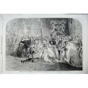  1861 Investiture Queen Star India Throne Windsor Castle 