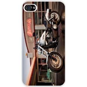 Davidson Motorcycle Design White Hard Case Cover for Apple iPhone® 4 