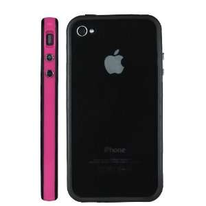   and Plastic Assembly Bumper For iPhone 4 (AT&T Only) MAGENTA/BLACK
