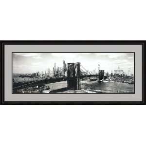  The Brooklyn Bridge,New York City 1938 by Anonymous 