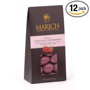 Marich Chocolate Strawberries, 4.5 Ounce Grocery & Gourmet Food