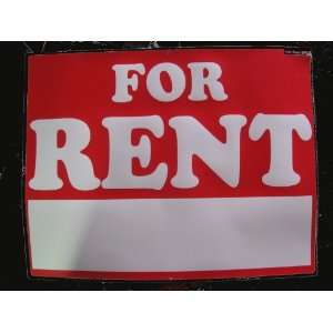  2 Pack Large 16 X 12 In. For Rent Sign