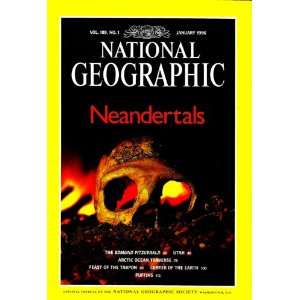  National Geographic January 1996 Vol. 189, No. 1 National 