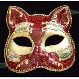   Cat Mardi Gras Mask Venetian Gatto Halloween Costume 