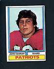 1974 Topps # 383 ROOKIE John Hannah New England Patriots
