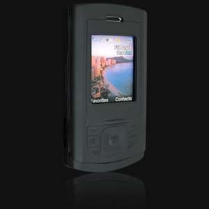 SAMSUNG M520 BLACK Sprint Premium Silicone Skin Protective Cover Case 