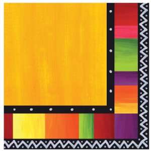   By Creative Converting Fiesta Stripes Lunch Napkins 