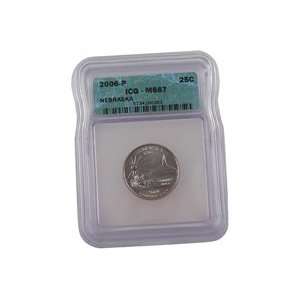 2006 Nebraska Quarter Philadelphia Mint Certified 67 