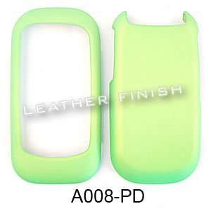 RUBBER COATED HARD CASE FOR KYOCERA LUNO S2100 EMERALD GREEN, LEATHER 