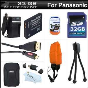  32GB Accessories Kit For Panasonic Lumix DMC TS4, DMC TS3 