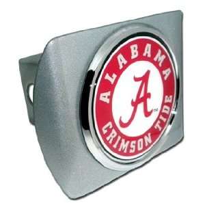  Univ. of Alabama (Seal) on Brushed Chrome Hitch Cover 