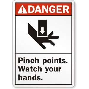  Danger: Pinch Points Watch Your Hands (with graphic 
