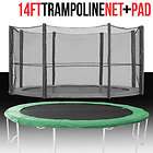   Trampoline Enclosure Net Vinyl Safety Pad Safe Netting Jumper Combo