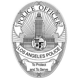  Los Angeles Police Department LA Police Officer Sticker 4 