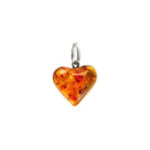  Baltic Amber Valentines Day Lonely Small Heart Pendant 