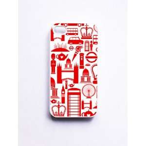 iPhone 4/4S Case London Calling   White 
