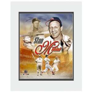 Photo File St. Louis Cardinals Stan Musial Legends Matted 