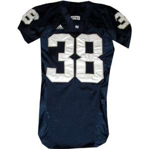 Team Issued #38 2006 Notre Dame Navy Jersey: Sports 