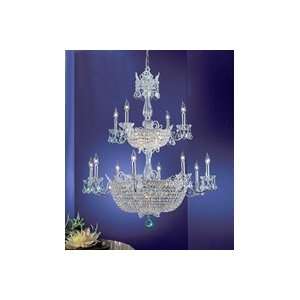 Classic Lighting 69789 Crown Jewels 32 Light Chandelier 